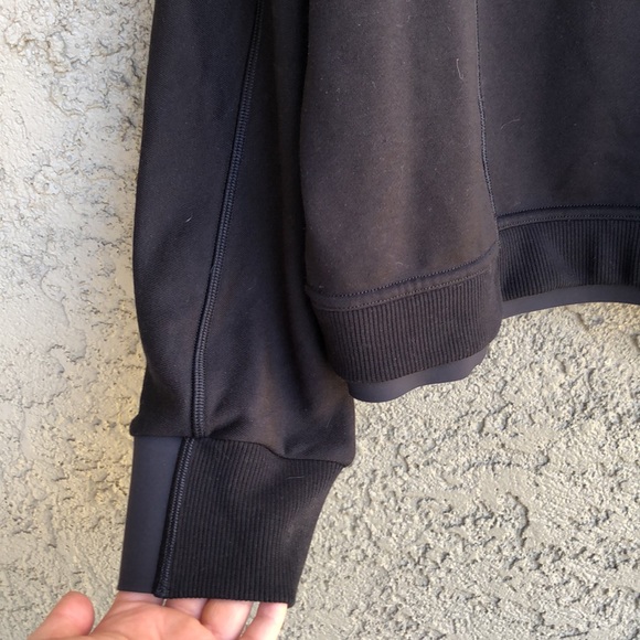 Athleta Cropped Sweatshirt, XL - Picture 6 of 12